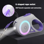 Dog Leash Retractable Leash And Dog Collar Spotlight Automatic Pet Dog Cat Traction Rope For Small Medium Dogs Pet Product